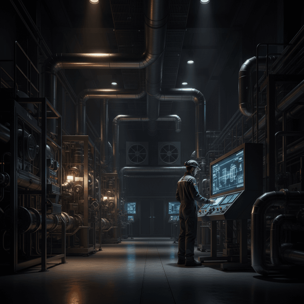 Decarbonized infrastructure facility with precision equipment