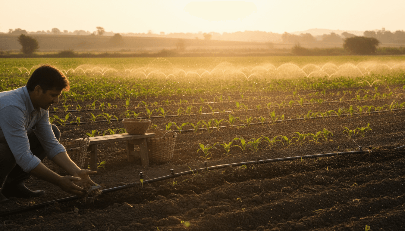 Precision irrigation system improving agricultural sustainability